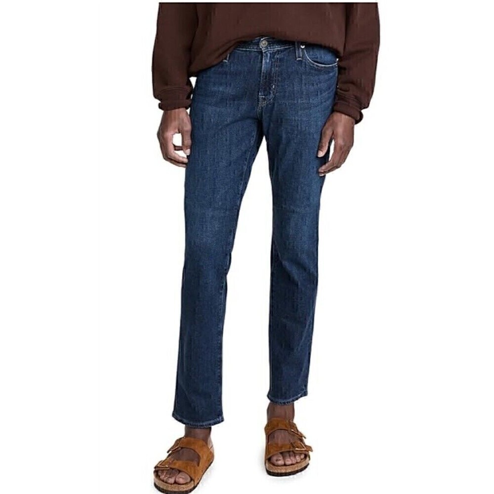 AG Adriano Goldschmied Protege Jeans Mens Size 40 x 34 Blue Straight Leg